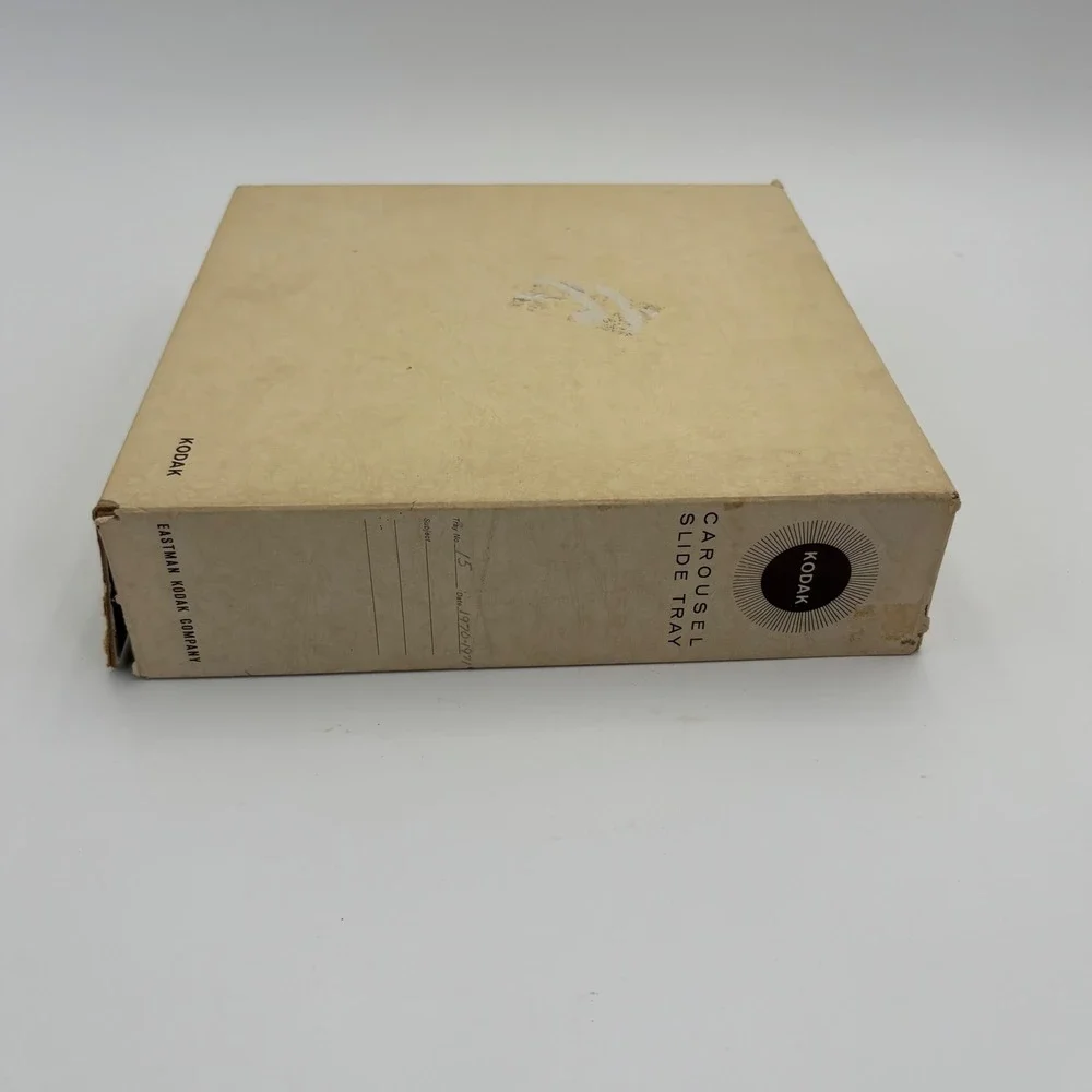 Kodak Carousel Slide Tray 80 Capacity Black Good Vintage Missing Lock Ring